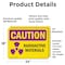 Signmission Radiation & Laser Sign, 18 in H x 24 in W, Vinyl Decal, Rectangle OS-2PACK-CR-D-1824-L-10189 - alternate 2